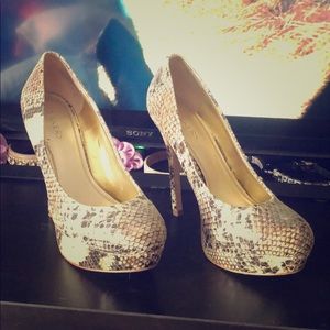Bakers Snakeskin Pumps